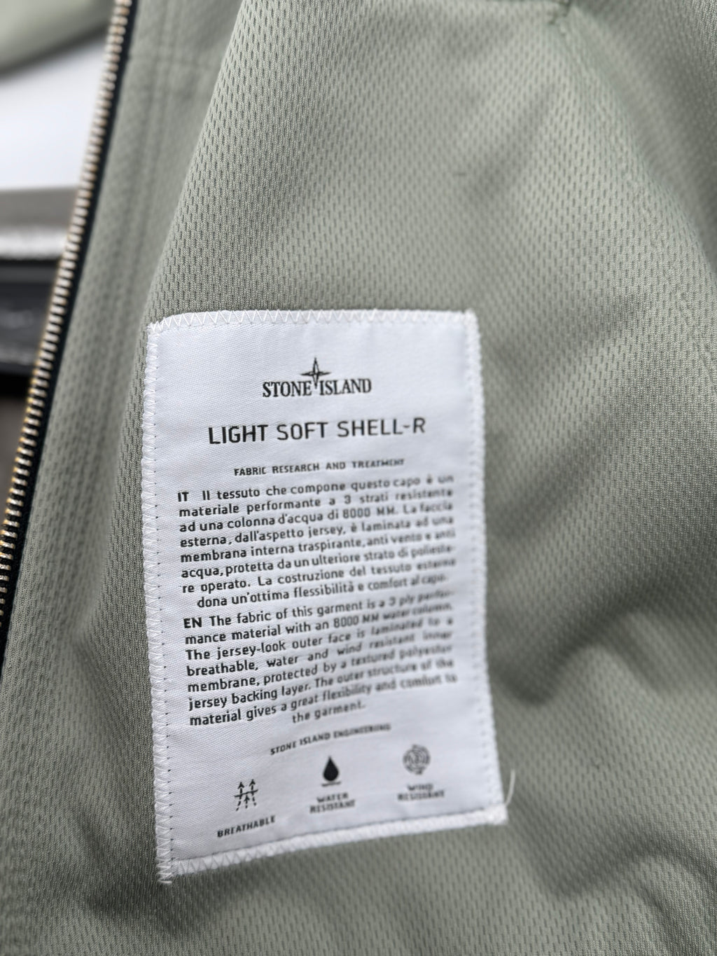 Stone Island Soft Shell - Maat Small