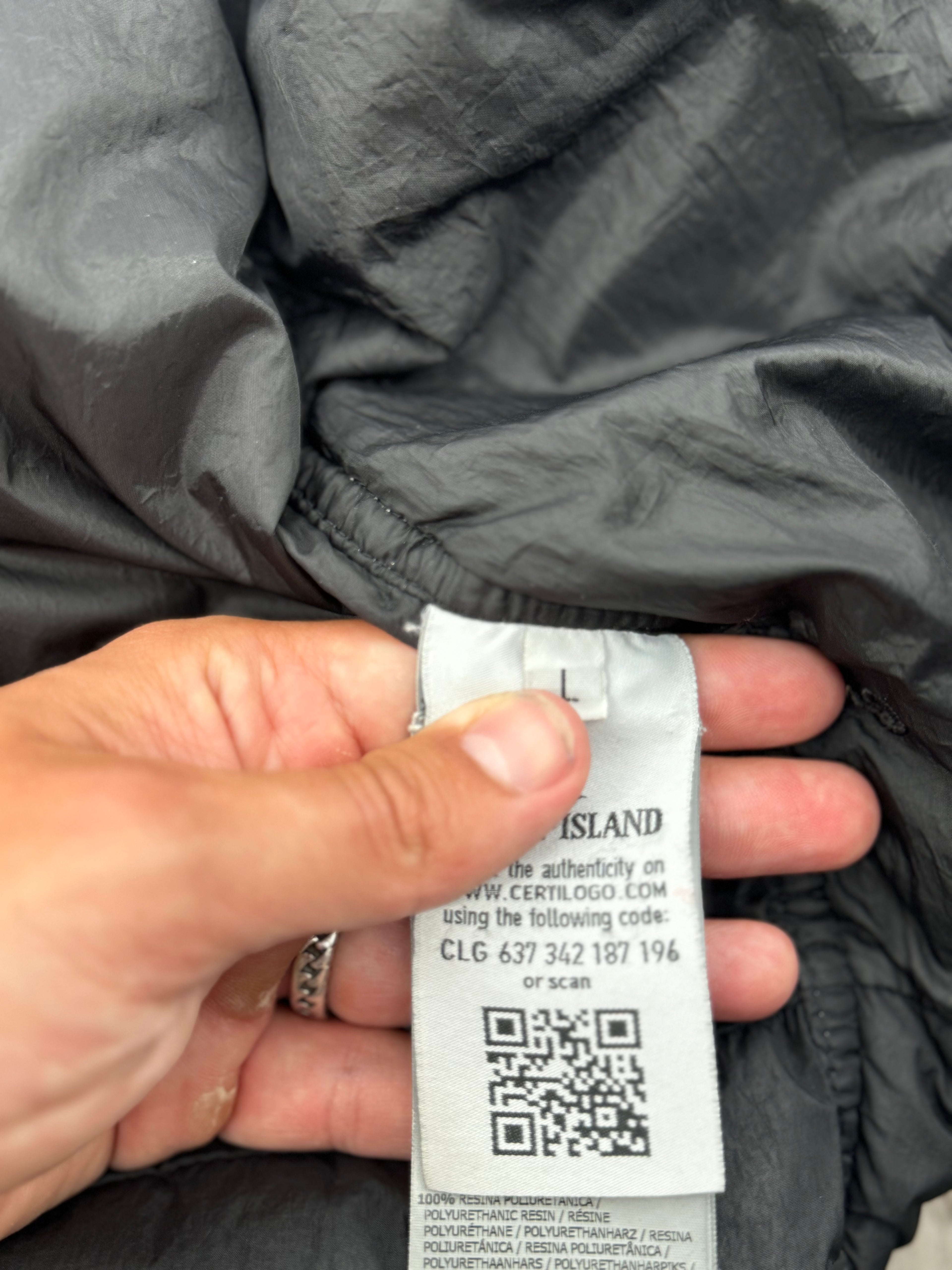 Stone Island Garment Dyed Crinkle - Maat Large