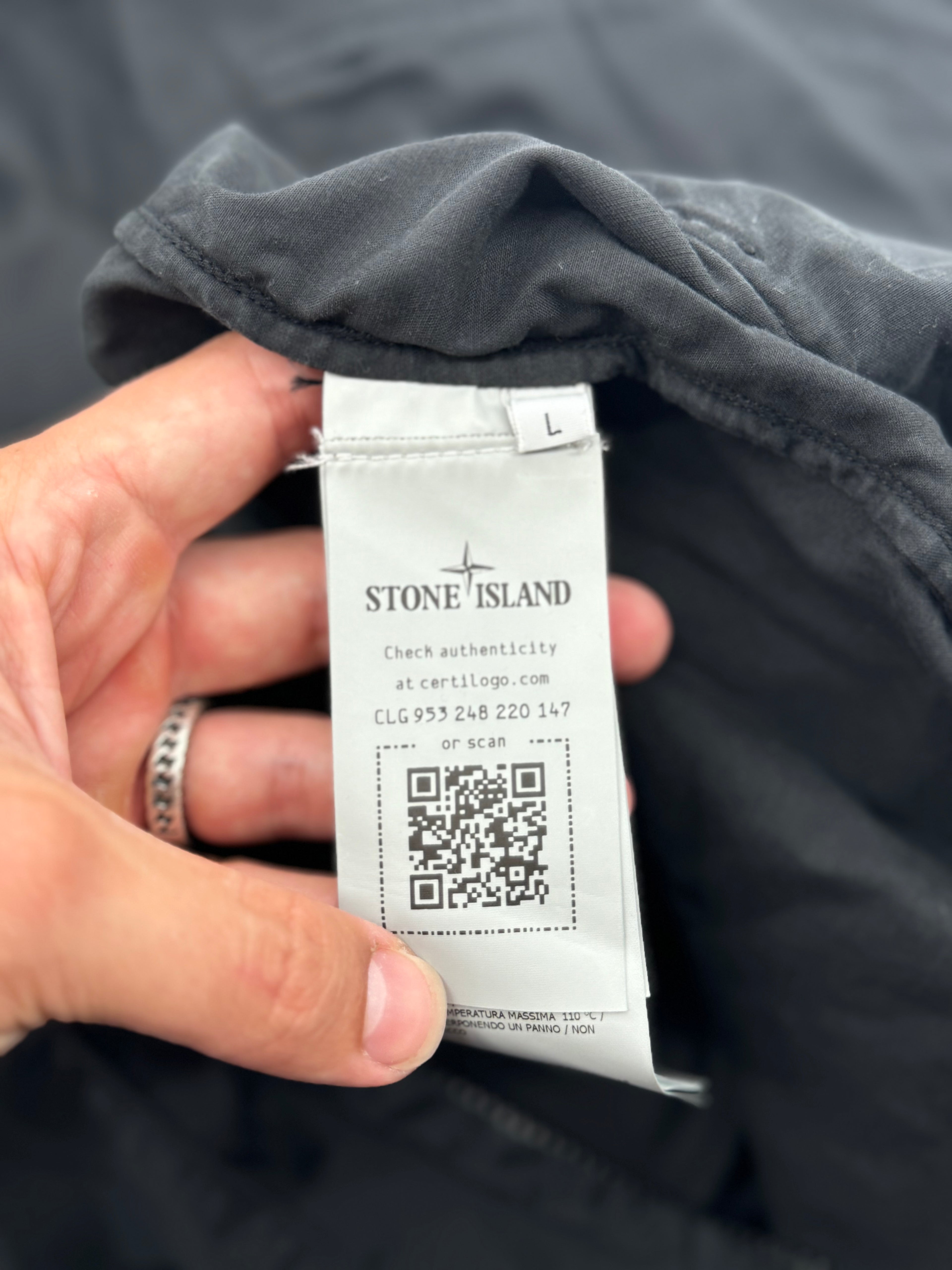 Stone Island Ghost Overshirt - Maat Large