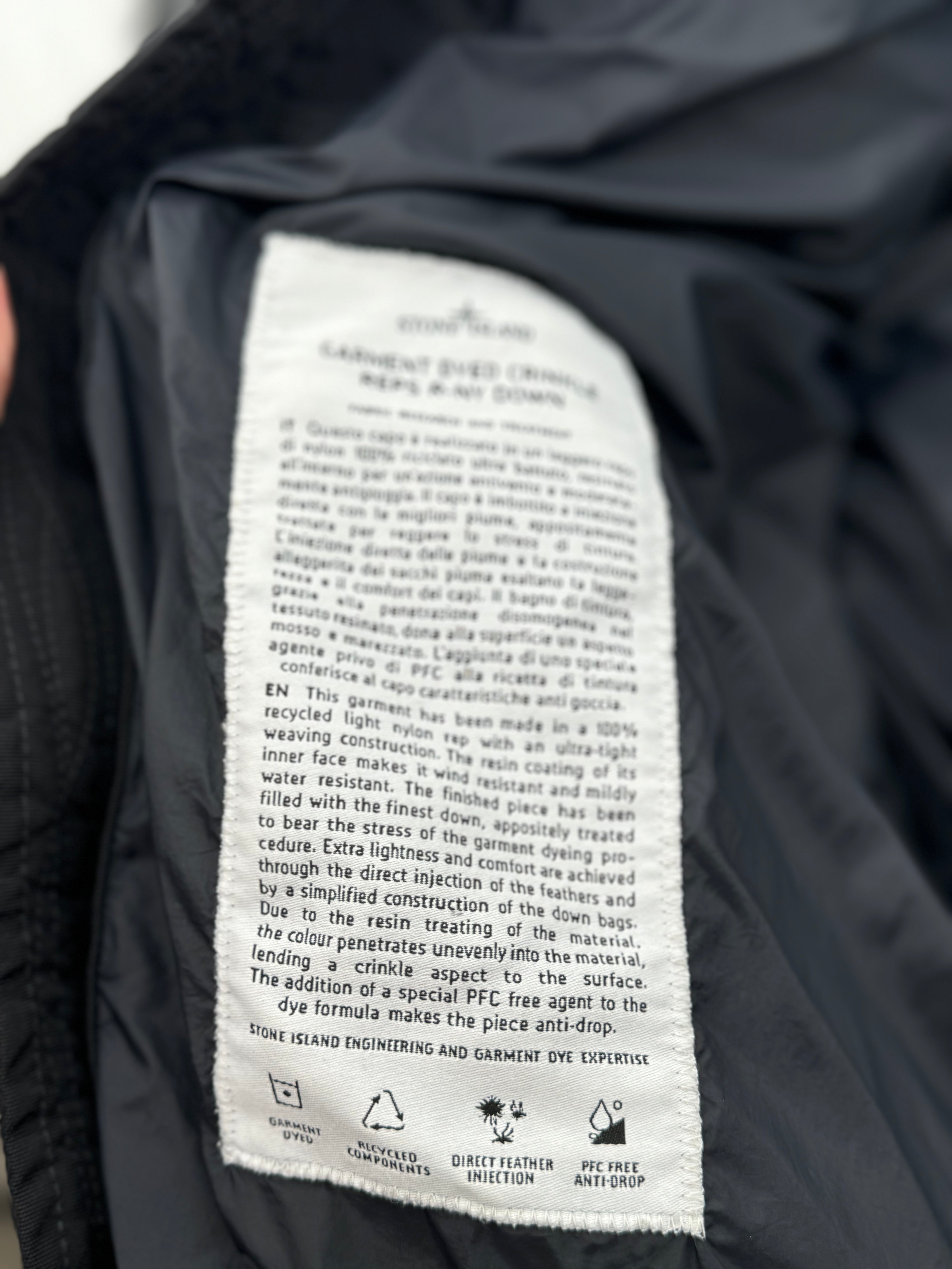 Stone Island Garment Dyed Crinkles - Maat Large