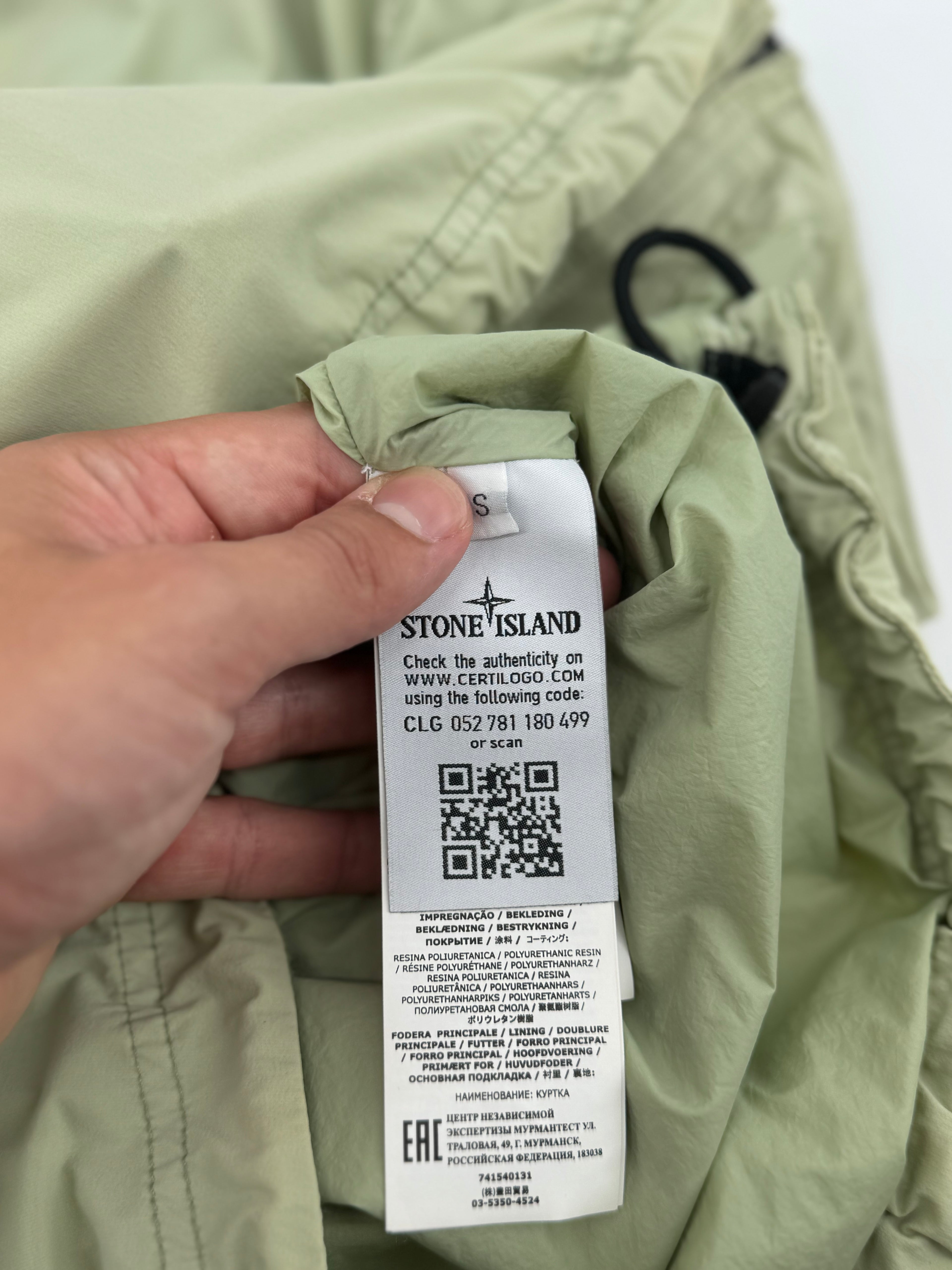 Stone Island Skin Touch Nylon-TC - Maat Small