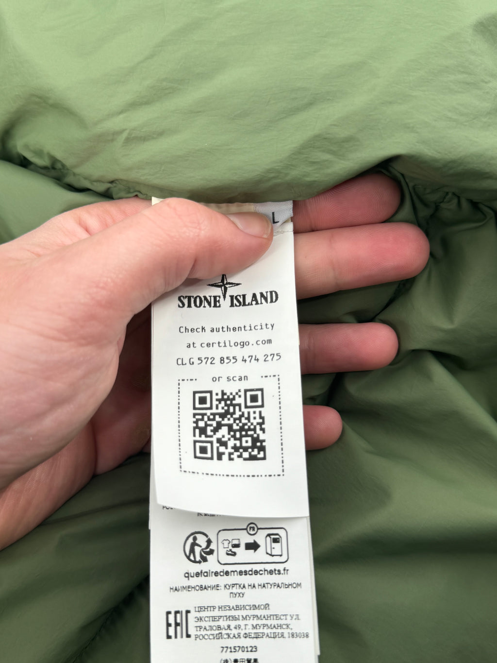 Stone Island Parka - Maat Large