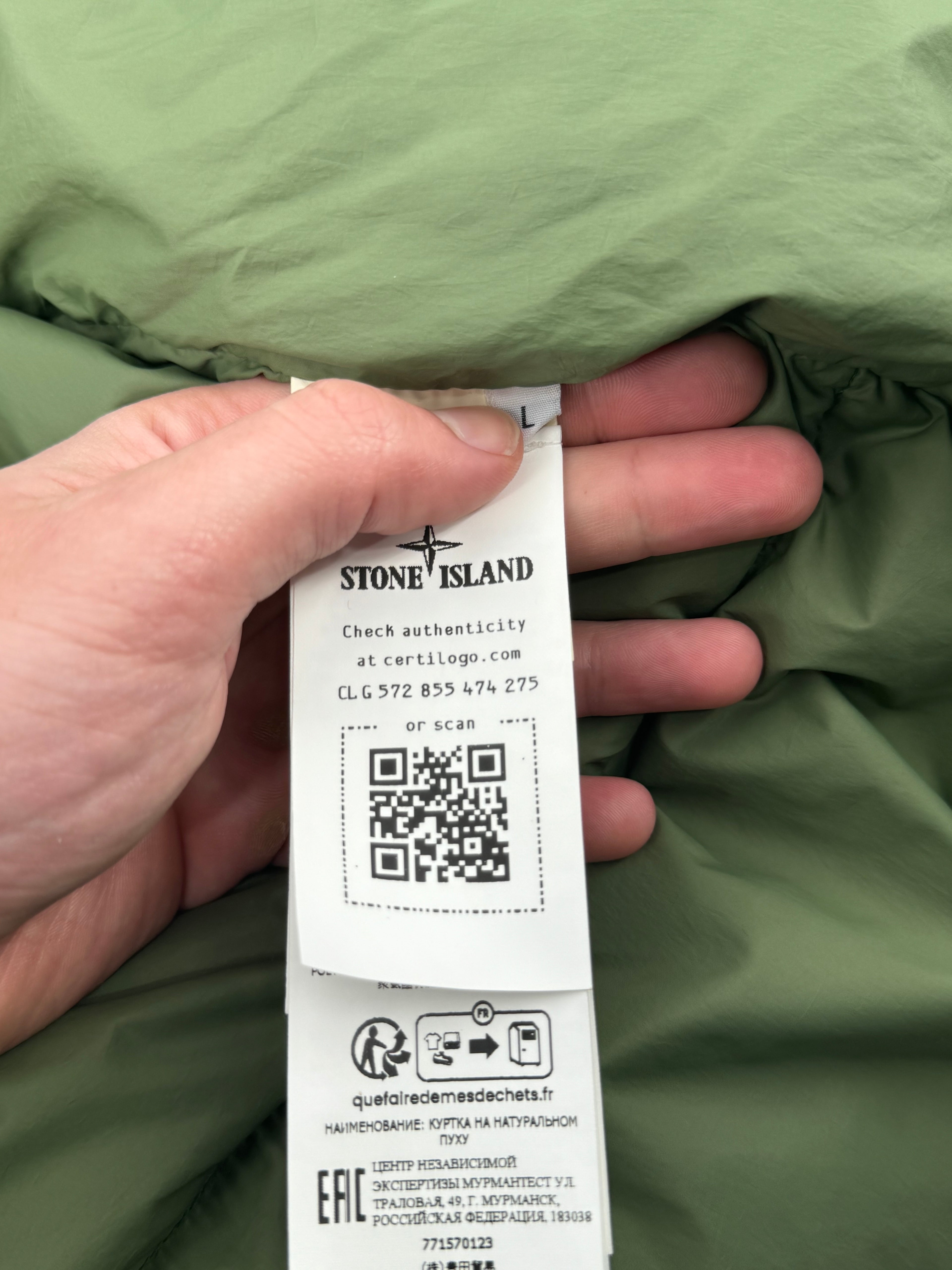 Stone Island Parka - Maat Large