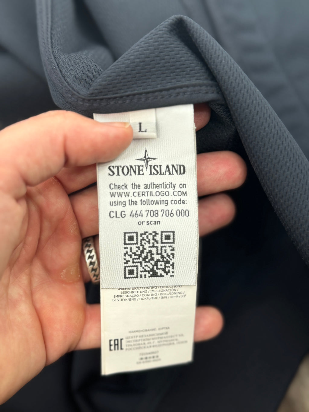 Stone Island Soft Shell - maat Large