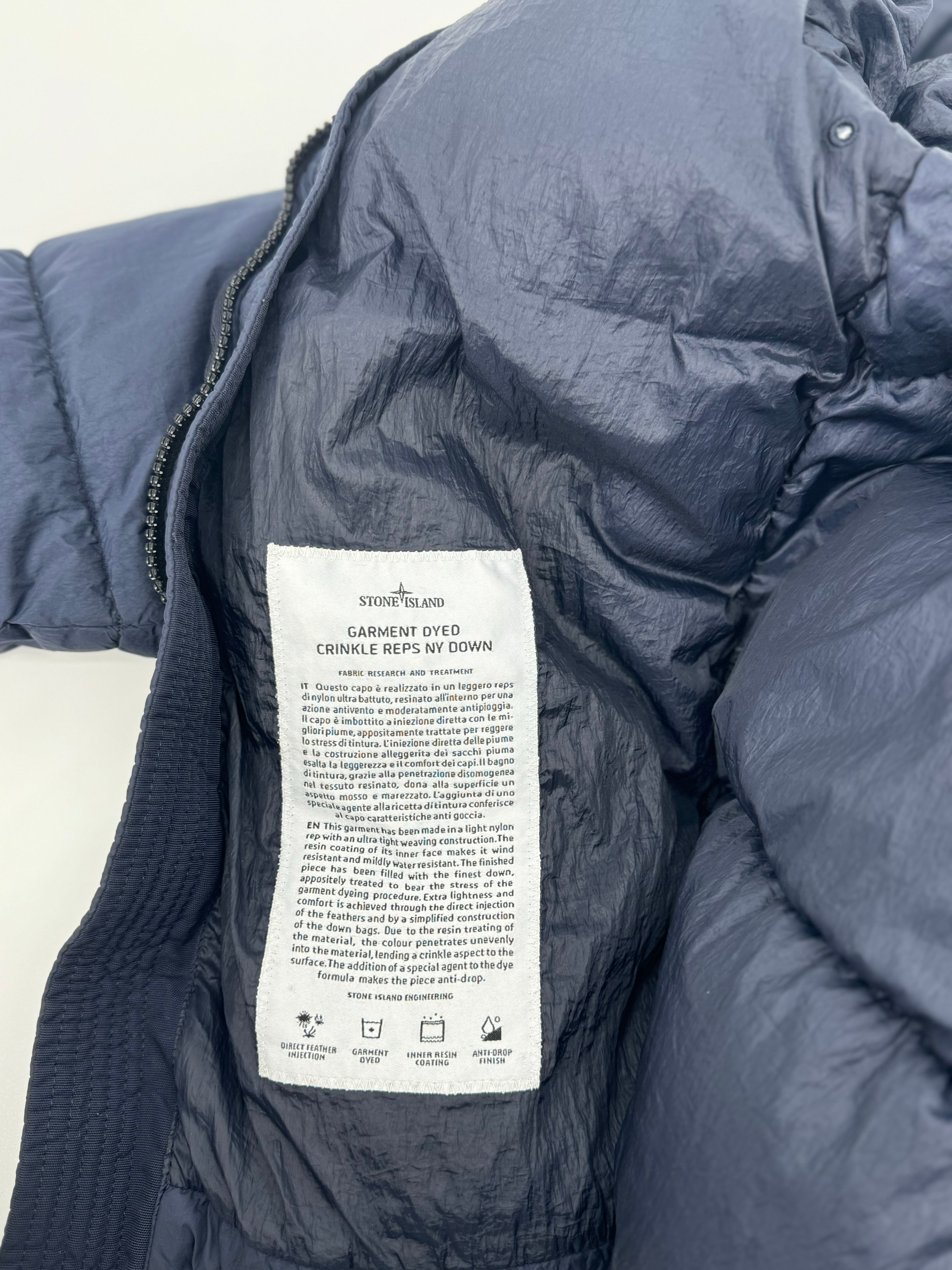 Stone Island Garmend Dyed Crinkle - Maat Medium