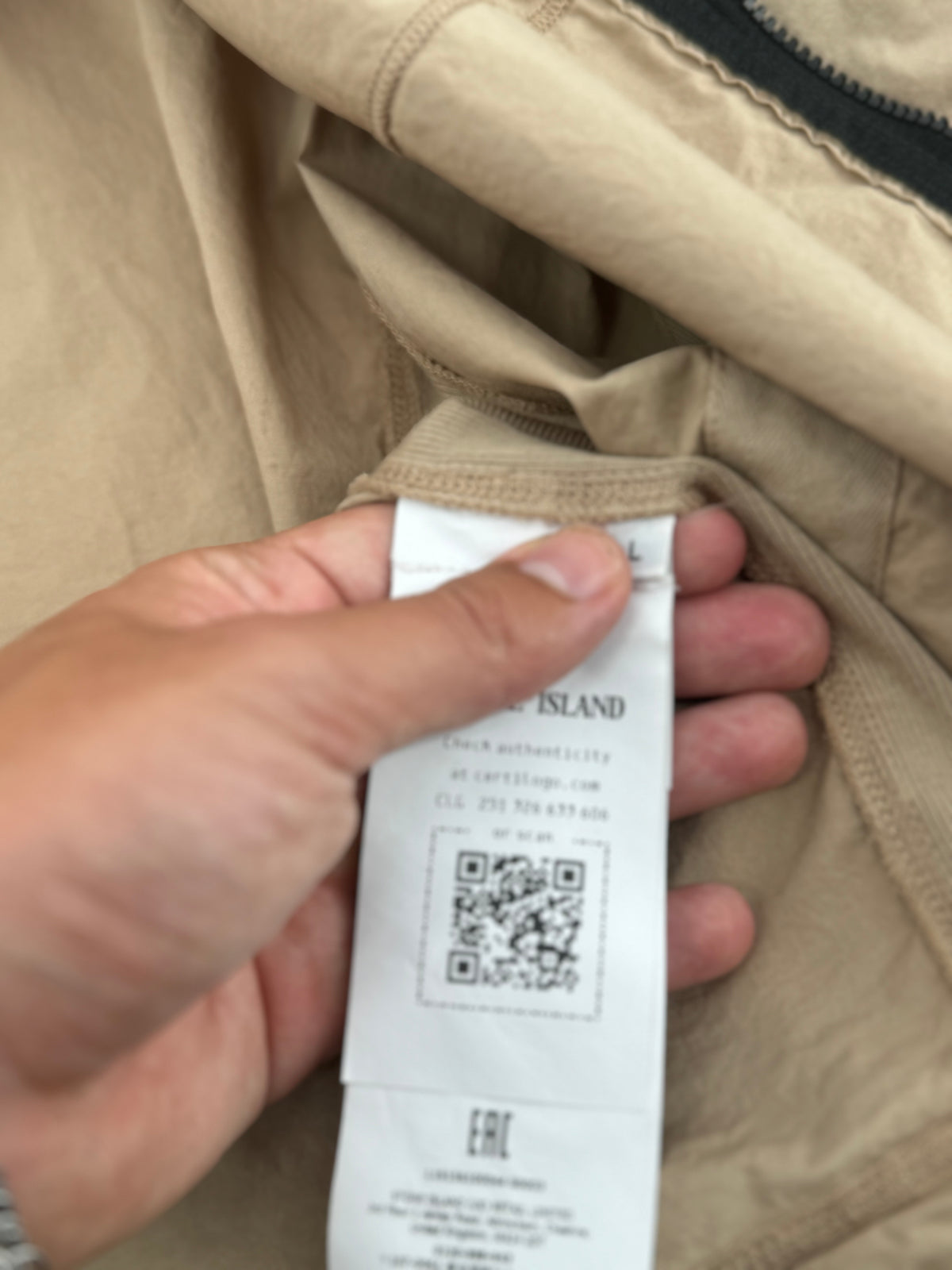 Stone Island Overshirt - Maat Large (bon aanwezig)
