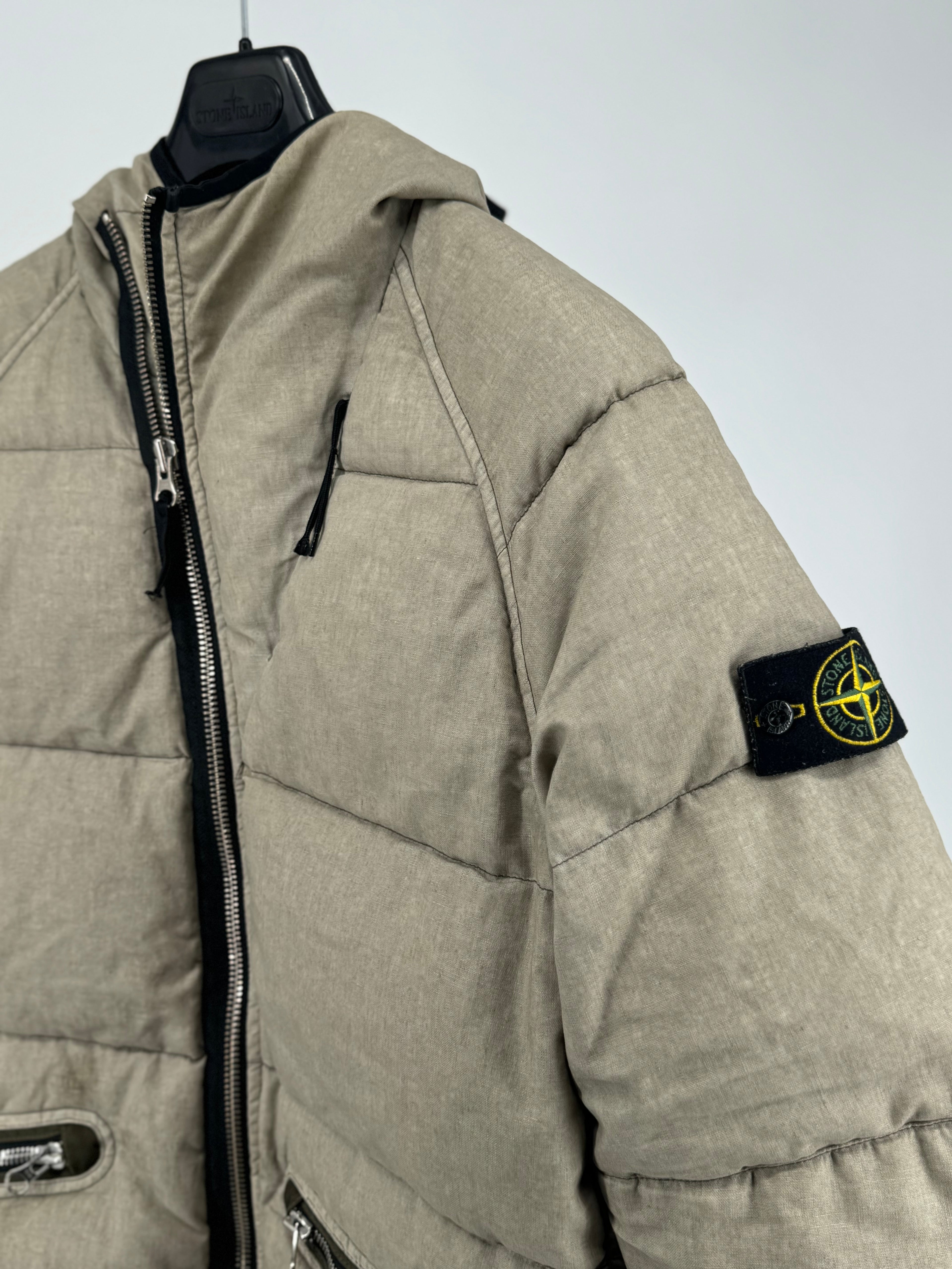 Stone island Lino Rasinato - Maat Large