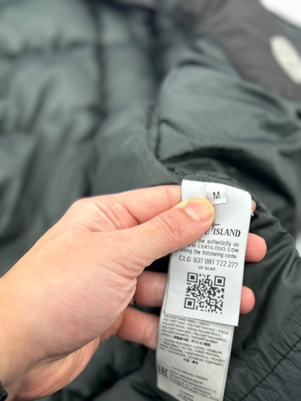 Stone Island Garment Dyed Crinkle - Maat Medium