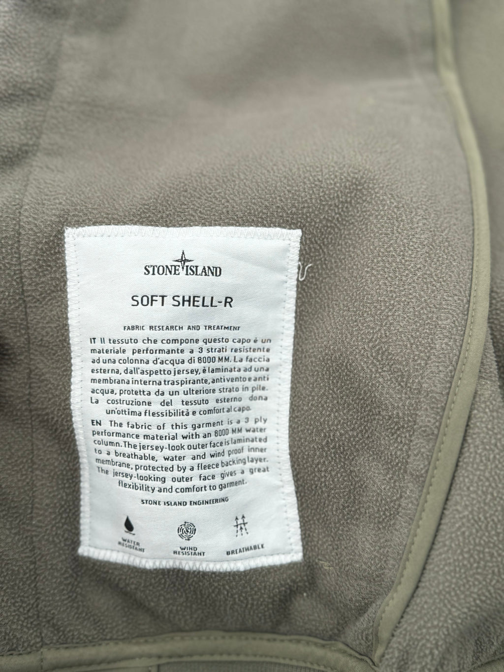 Stone Island Soft Shell - Maat Small