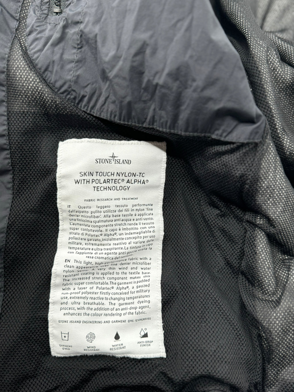 Stone Island Skin Touch Nylon-TC - Maat Medium