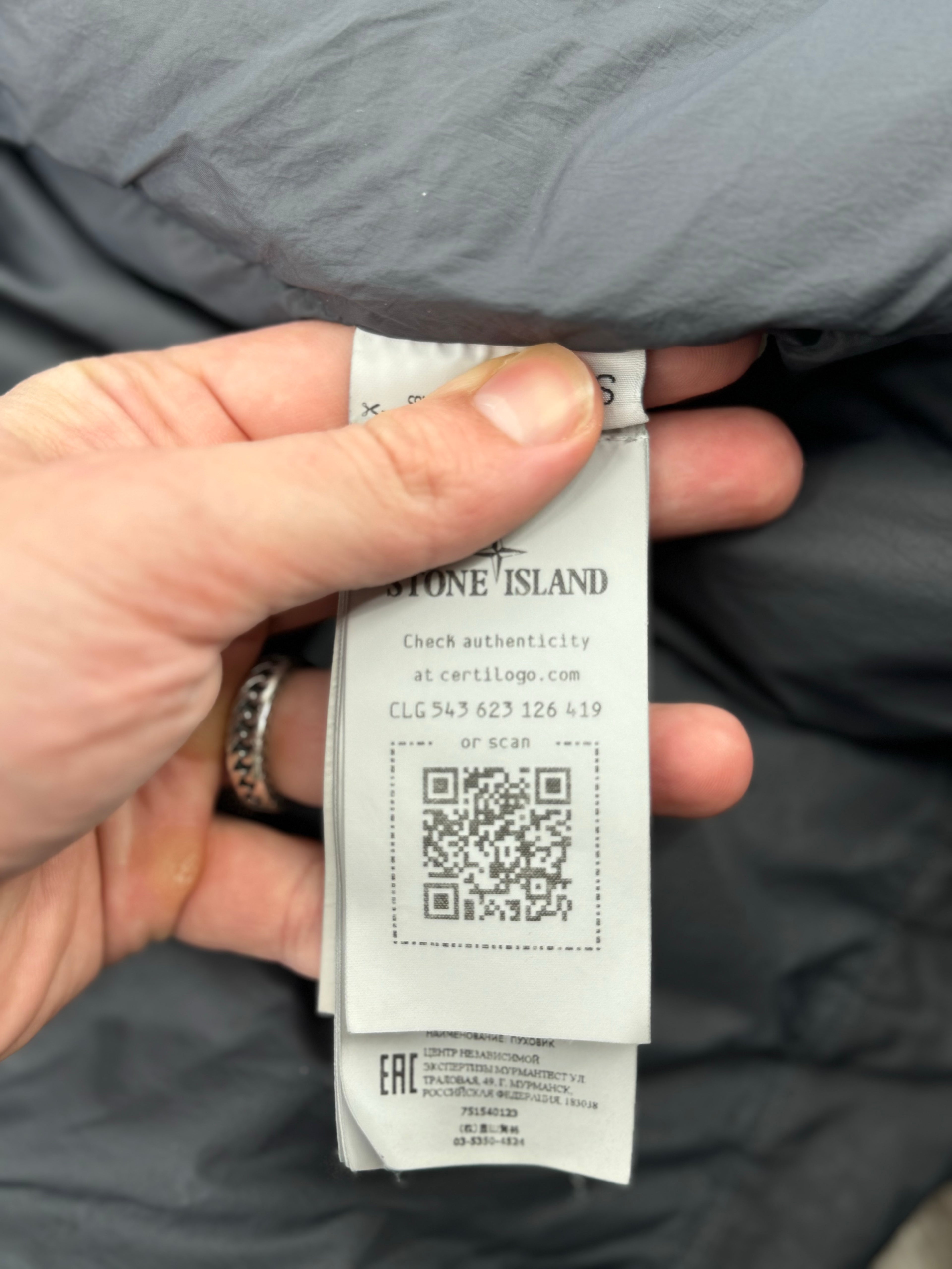 Stone Island Garmend Dyed Crinkle Reps - Maat Small