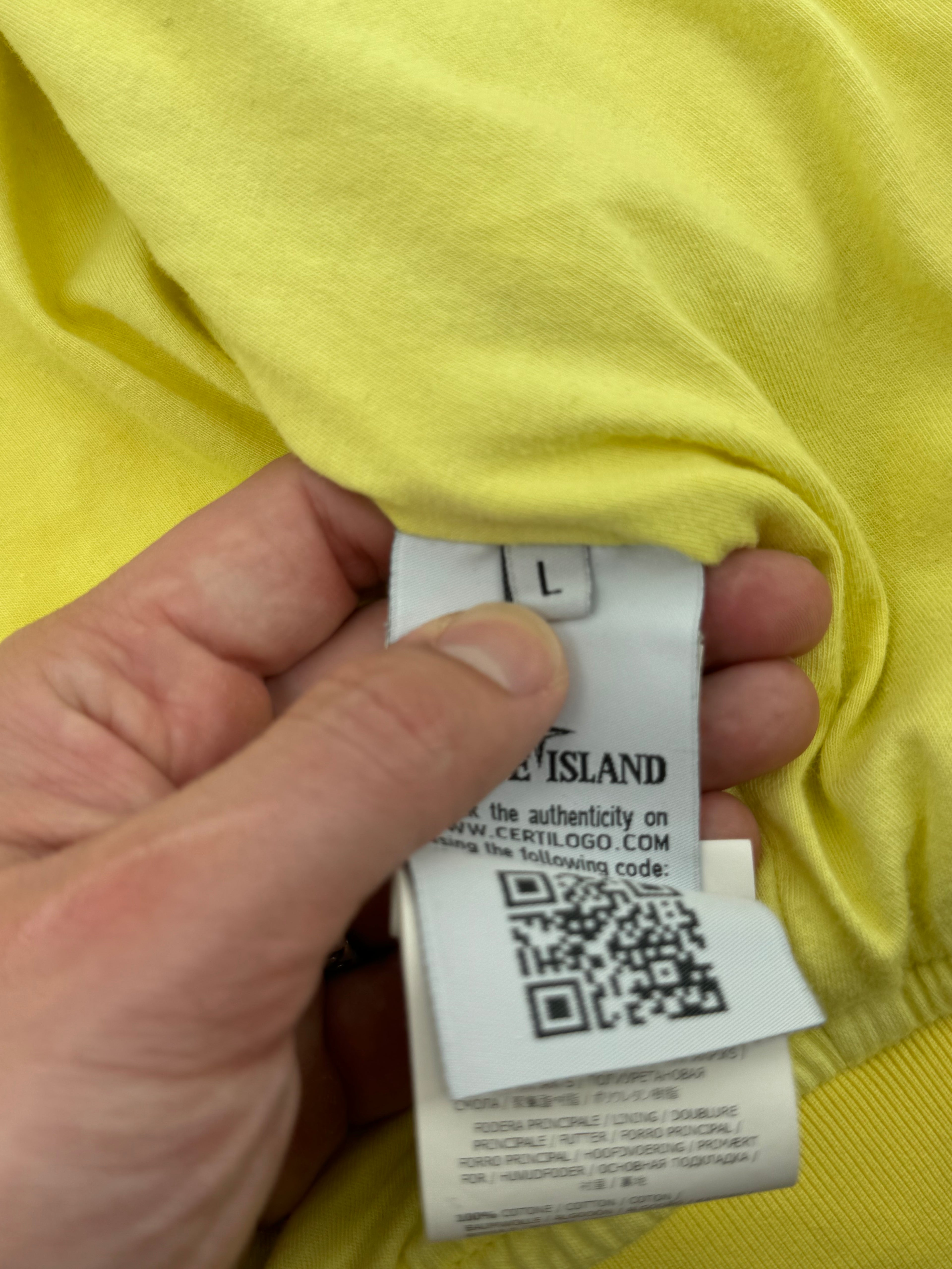 Stone Island Garment Dyed Crinkle - Maat Large