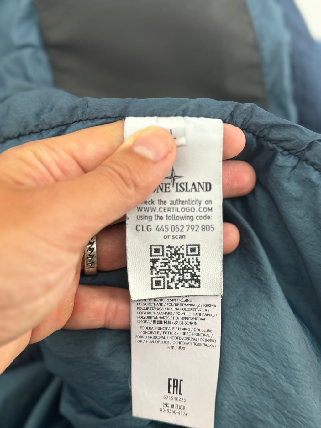 Stone Island Garmend Dyed Crinkles - Maat Large