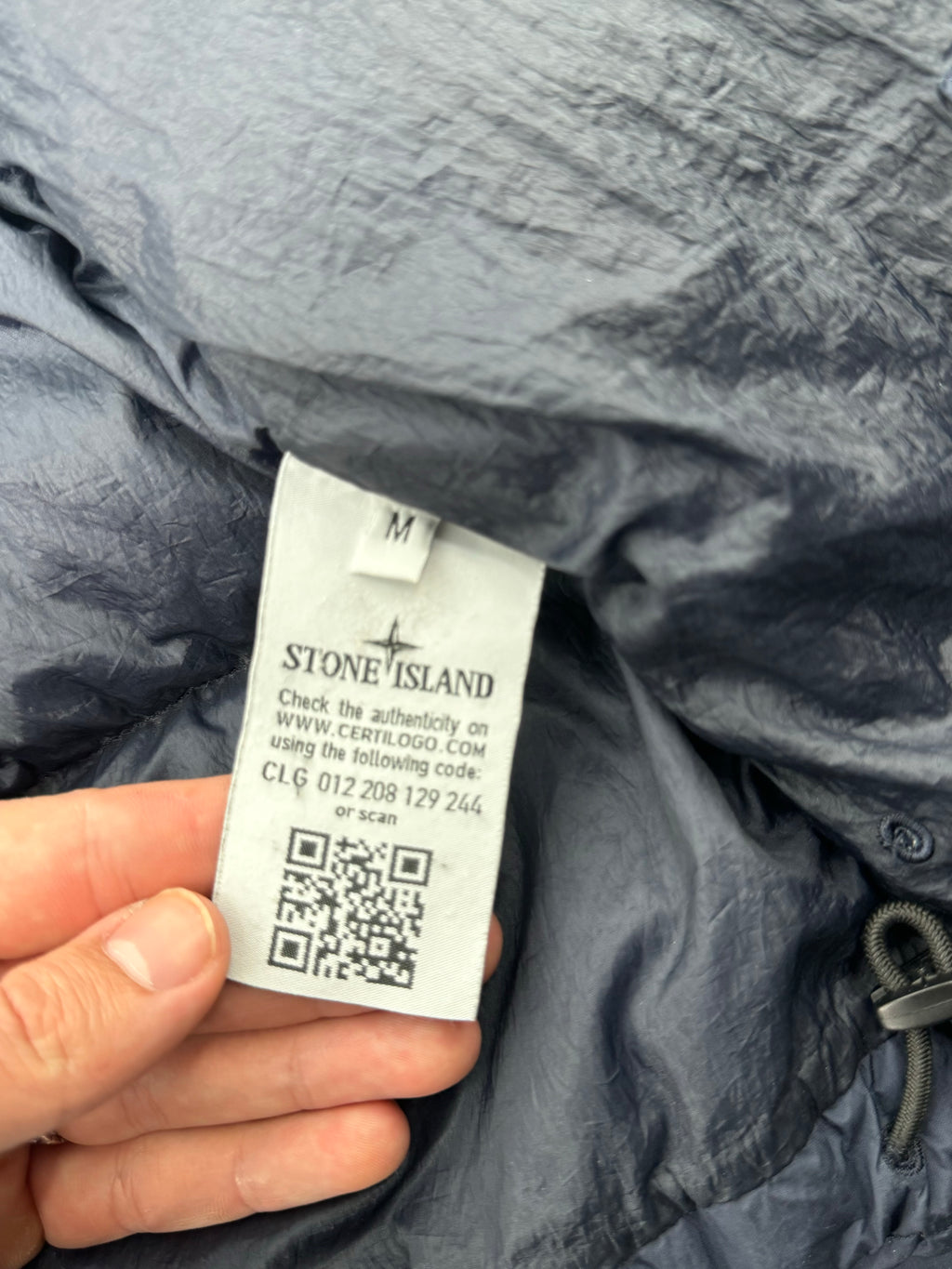 Stone Island Garmend Dyed Crinkle - Maat Medium