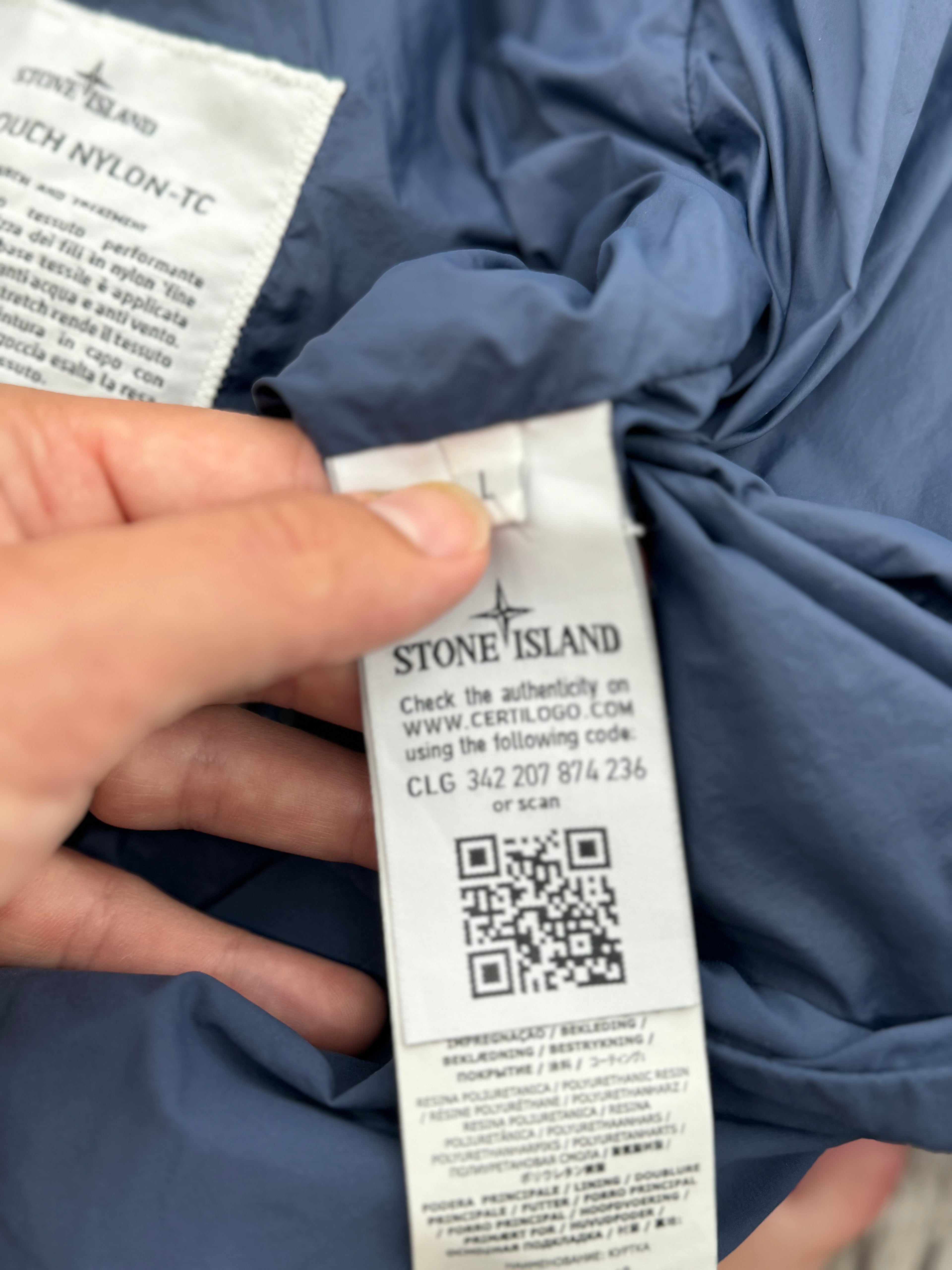 Stone Island Skin Touch Nylon - Maat Large
