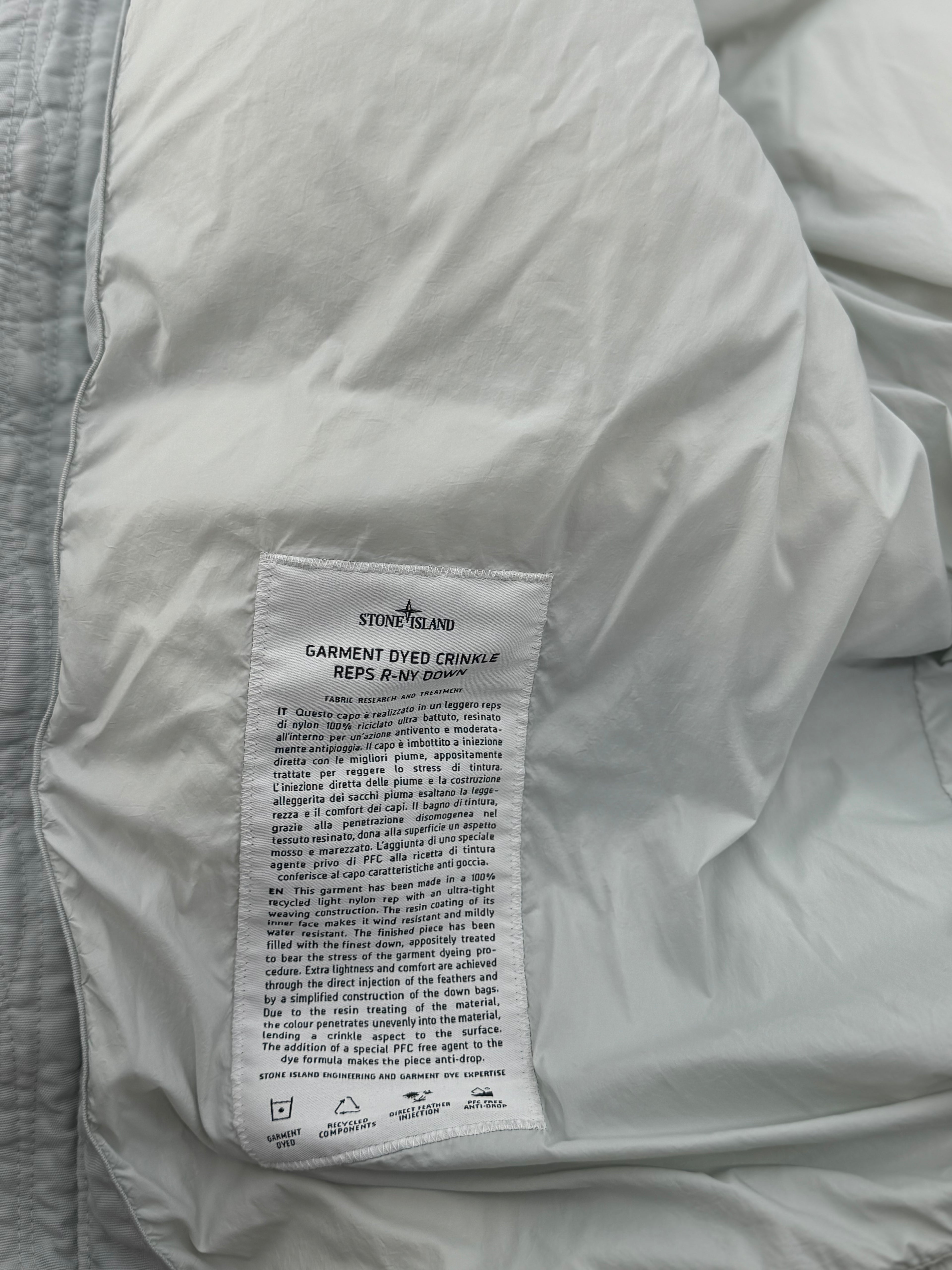 Stone Island Garmend Dyed Crinkles - Maat Large
