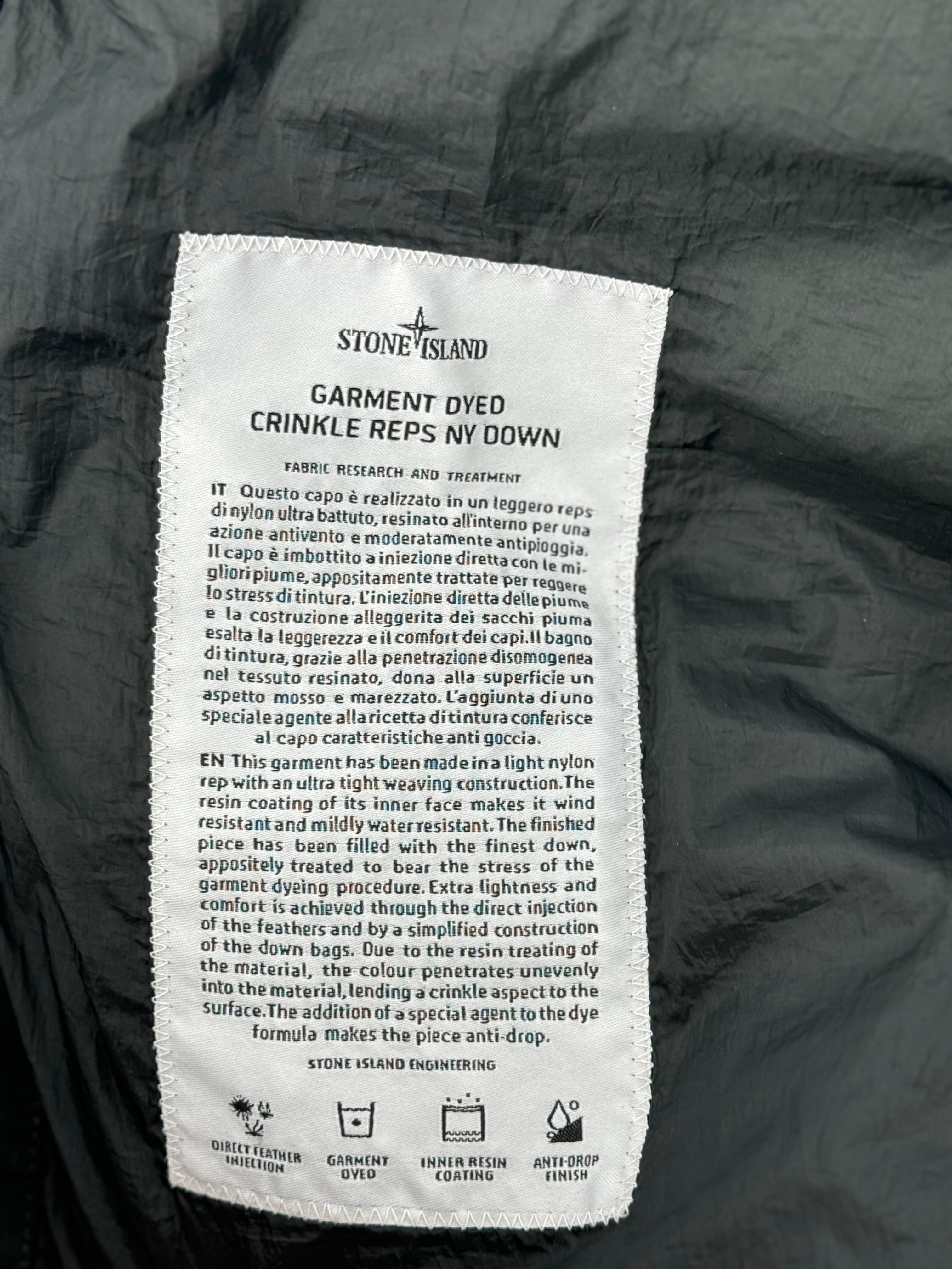 Stone Island Garment Crinkle Reps - Maat Medium