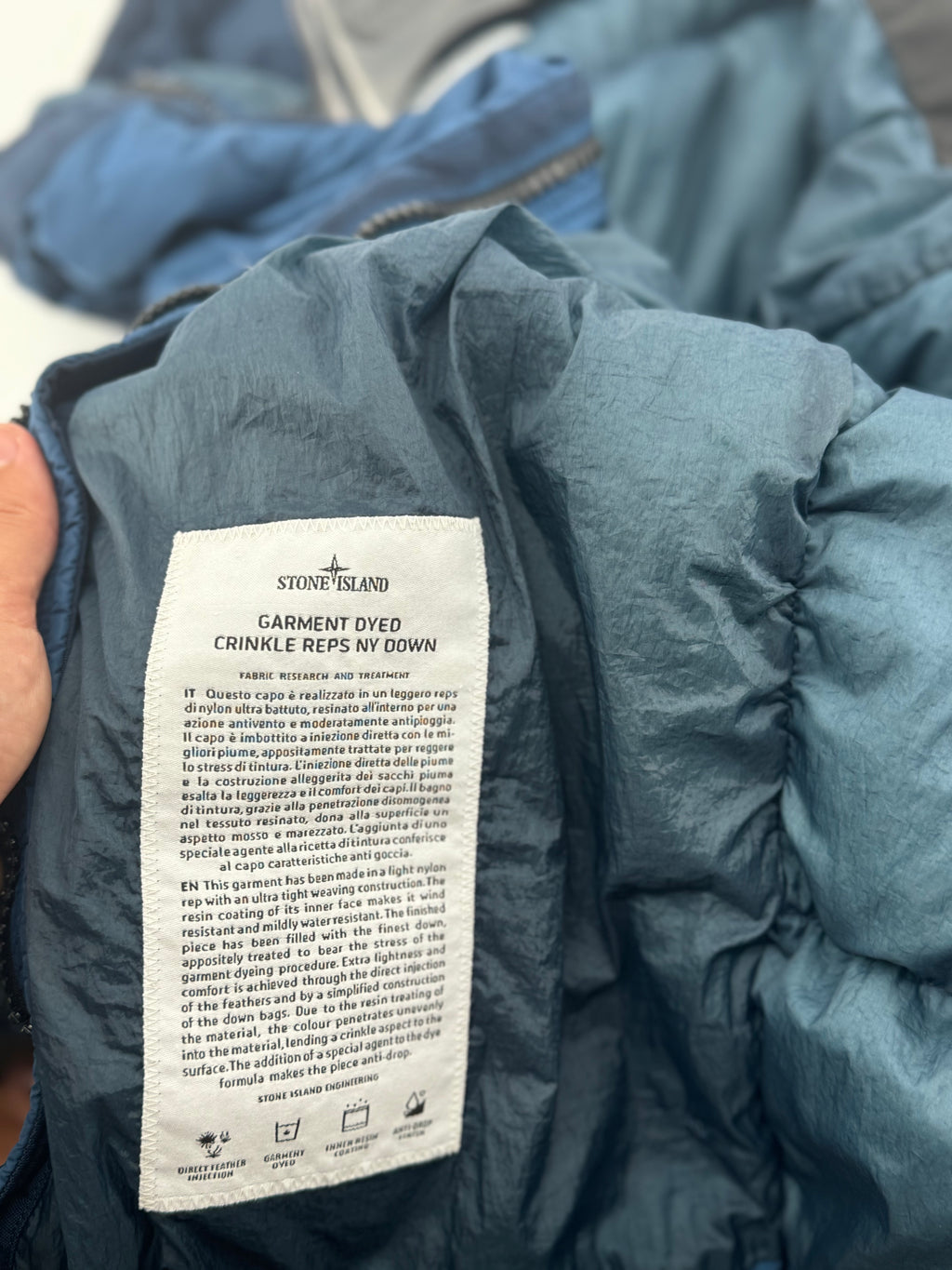 Stone Island Garmend Dyed Crinkles - Maat Large