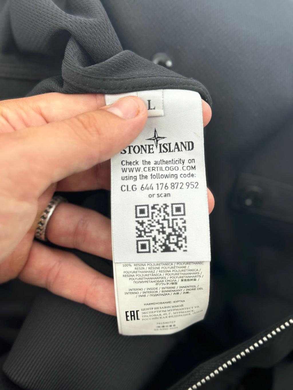 Stone Island Soft Shell - Maat Large