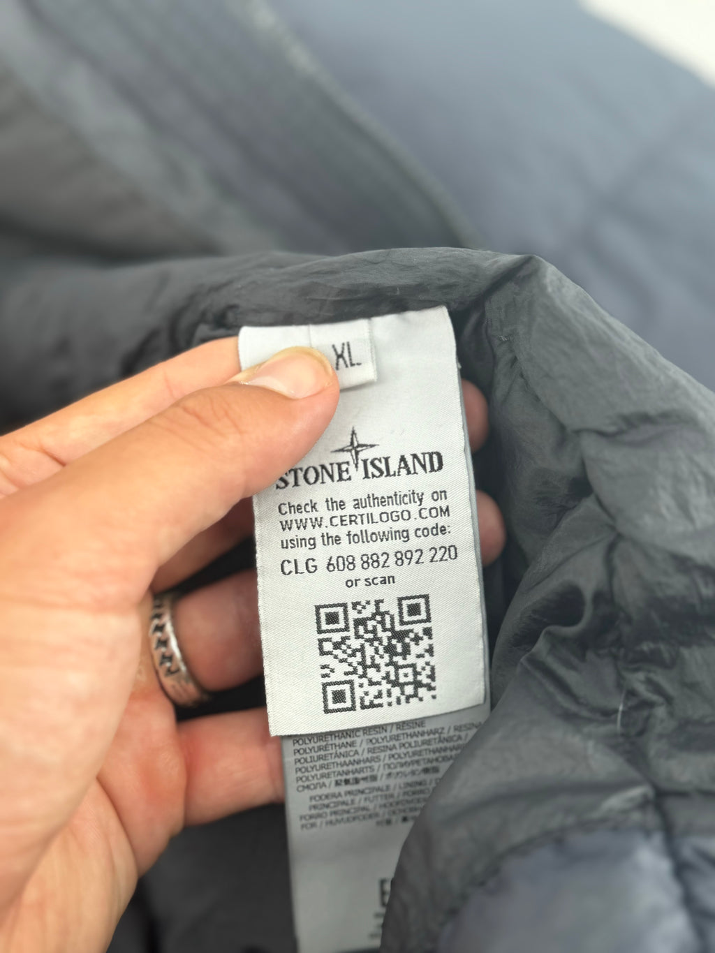 Stone Island Garmend Dyed Crinkle - Maat XL