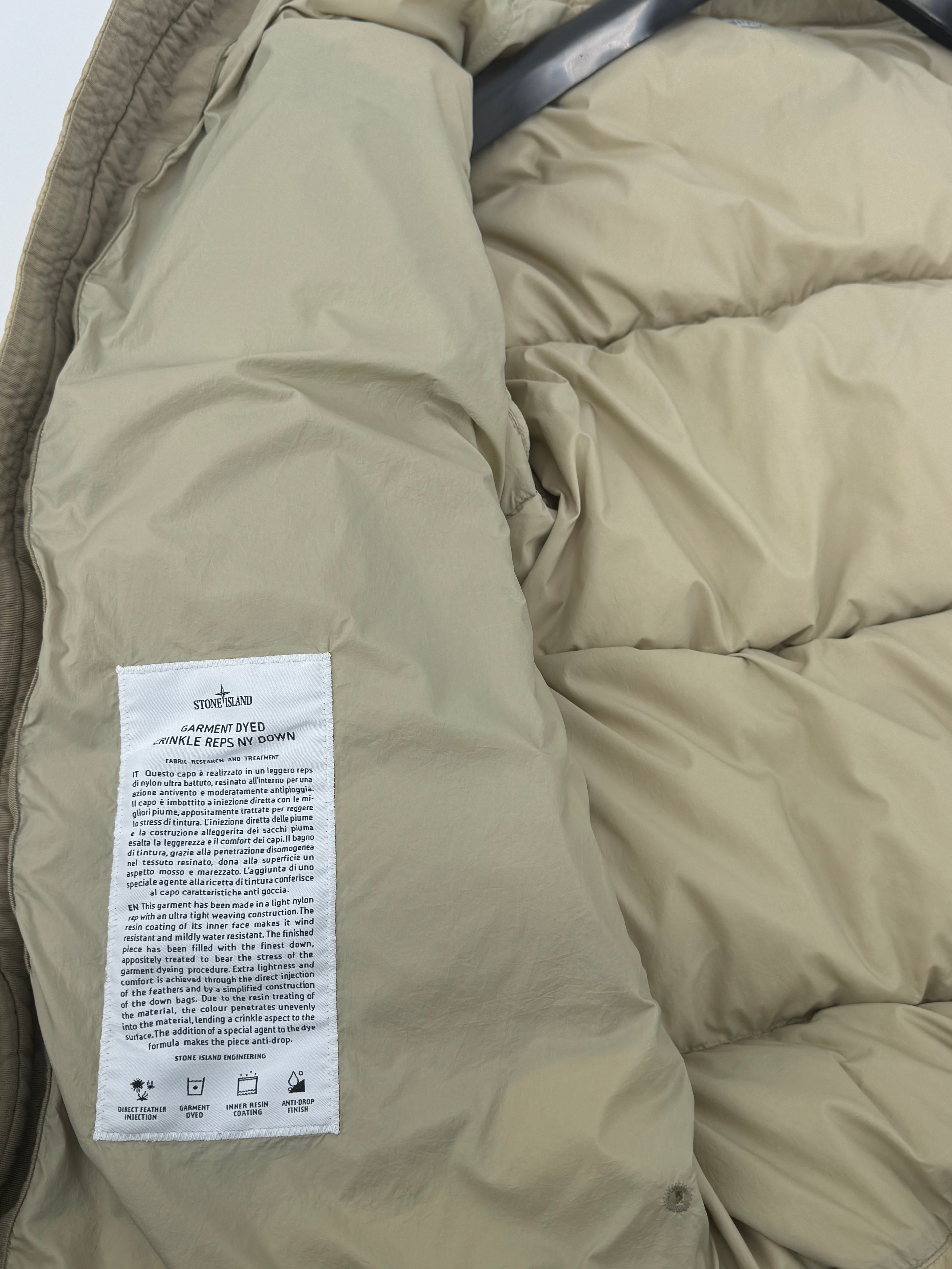Stone Island Garmend Dyed Crinkle - Maat Medium