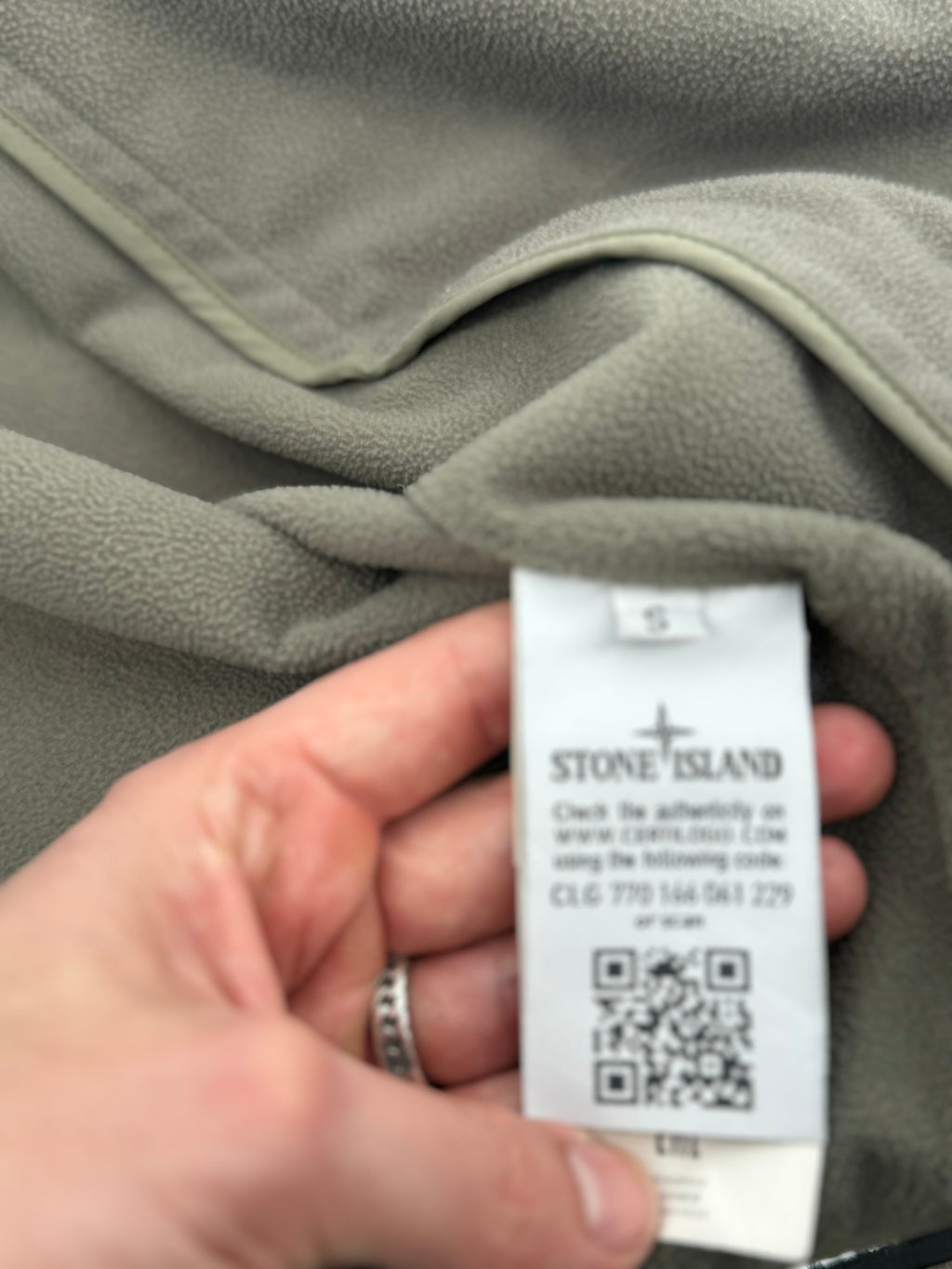 Stone Island Soft Shell - Maat Small