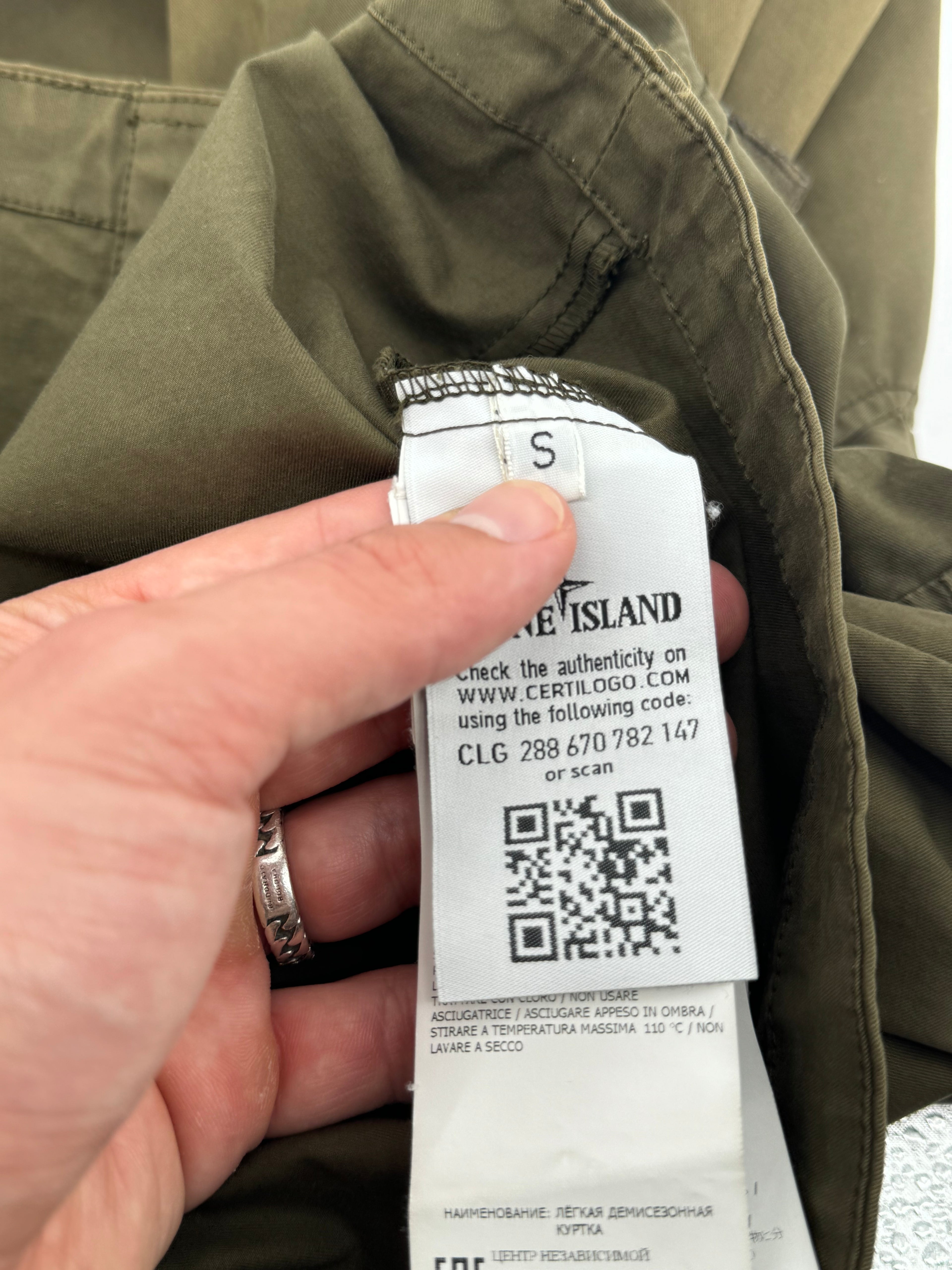 Stone Island Ghost Overshirt - Maat Small