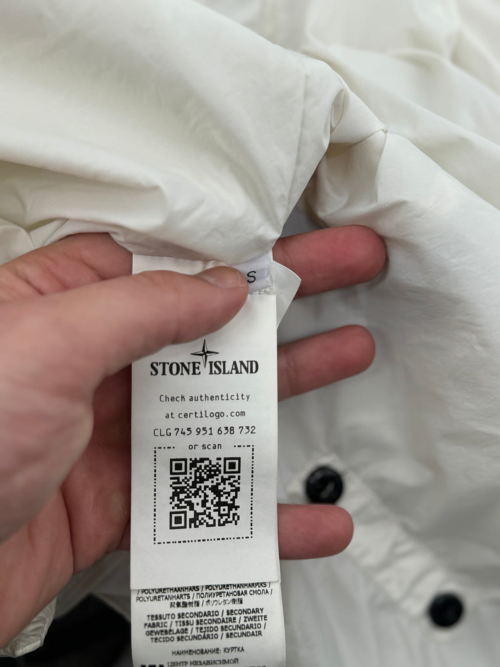 Stone Island Skin Touch Nylon-TC - Maat Small