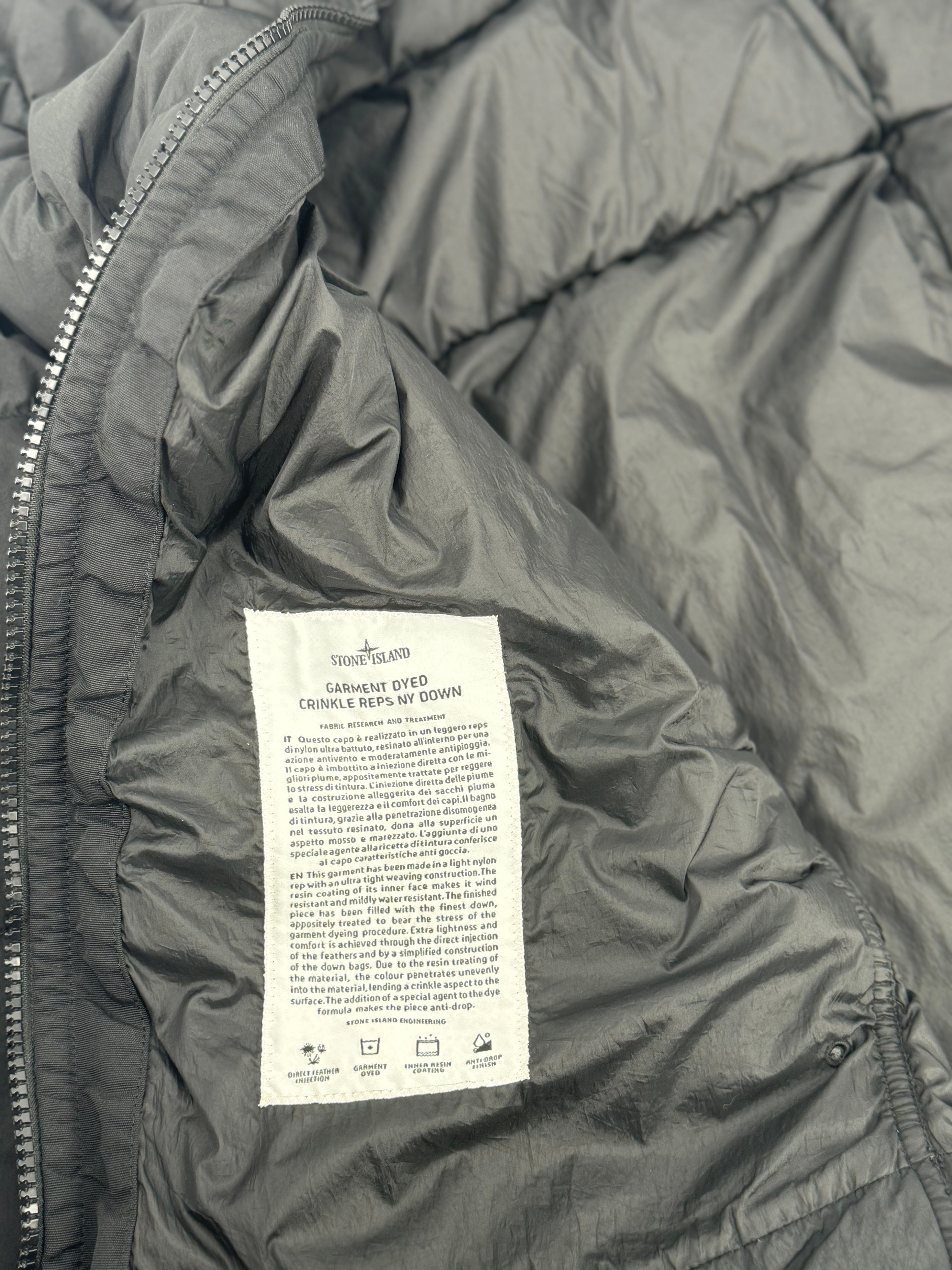 Stone Island Garmend Dyed Crinkle - Maat Medium