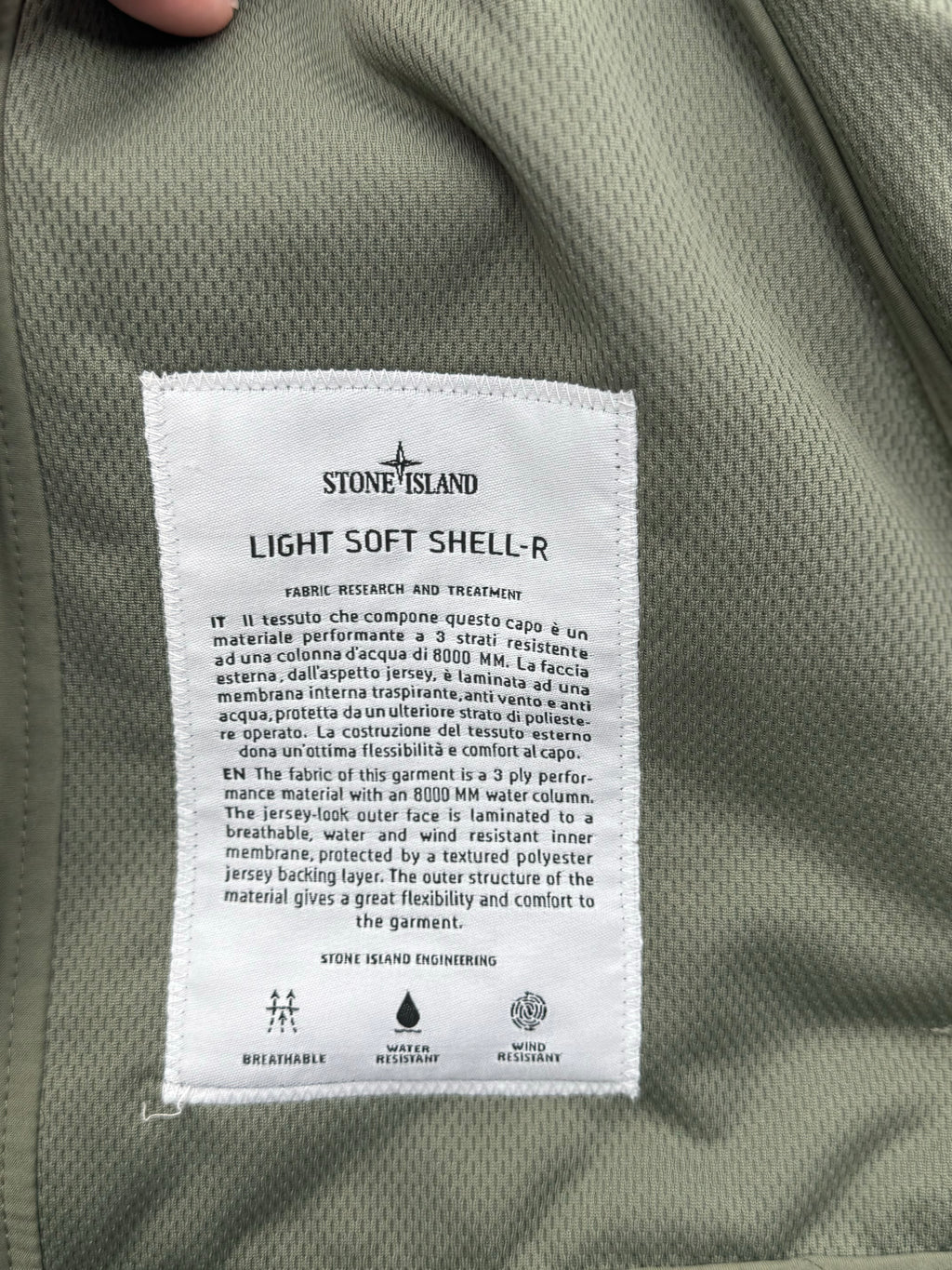 Stone Island Soft Shell - Maat Large