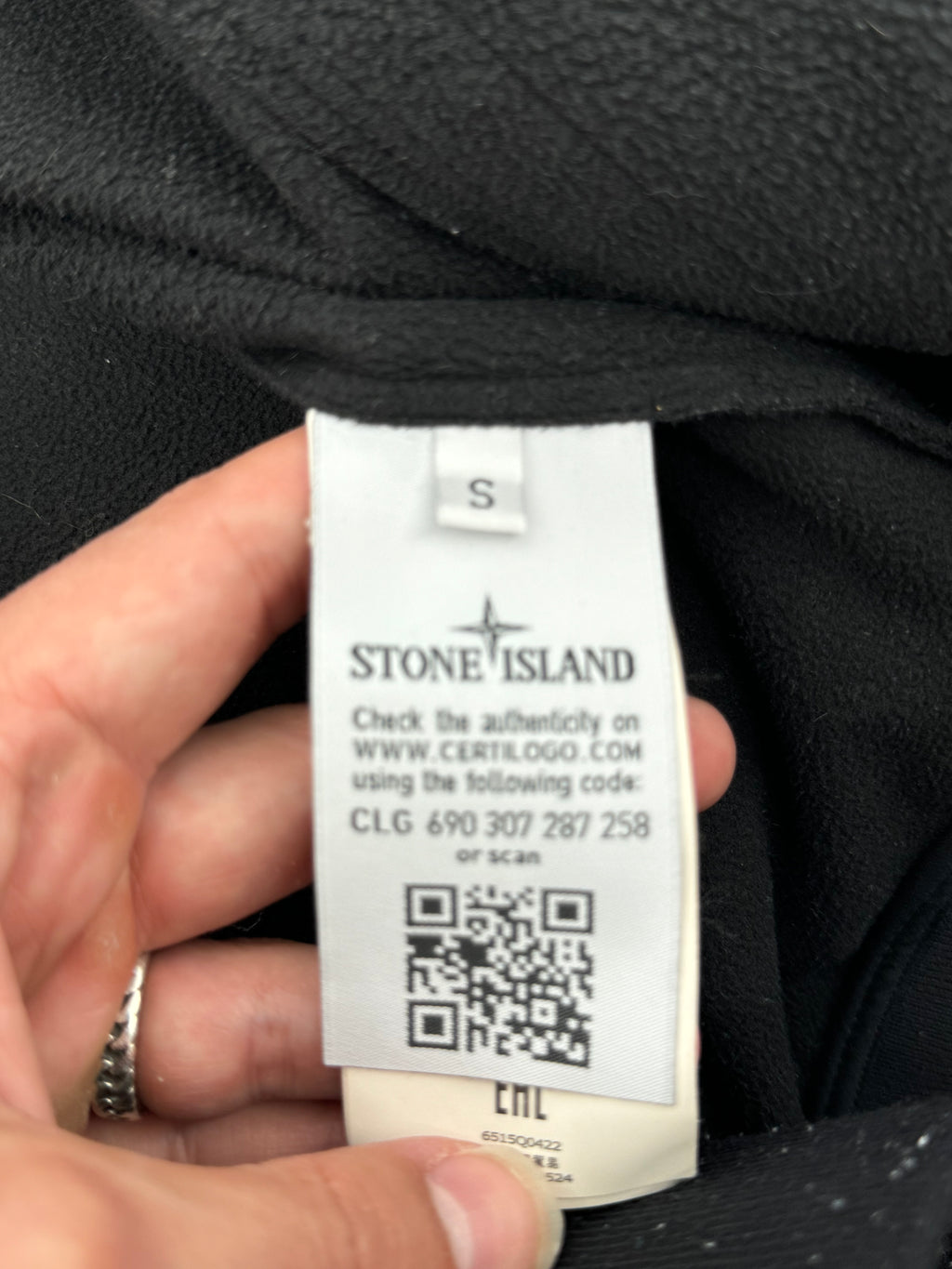 Stone Island Soft Shell - Maat Small